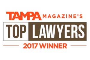 Tampa Magazine's | Top Lawyers | 2017 Winner